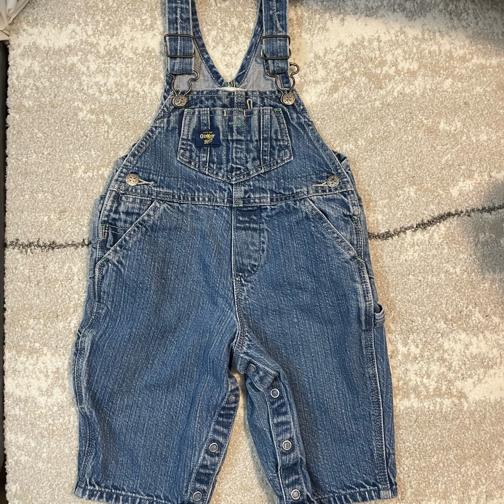 OshKosh B'gosh Vintage Y2K Denim Kids Overalls Vestbak‎
